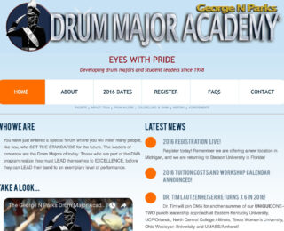 Amherst SEO by Mxt Media: Drum Major Academy — before.