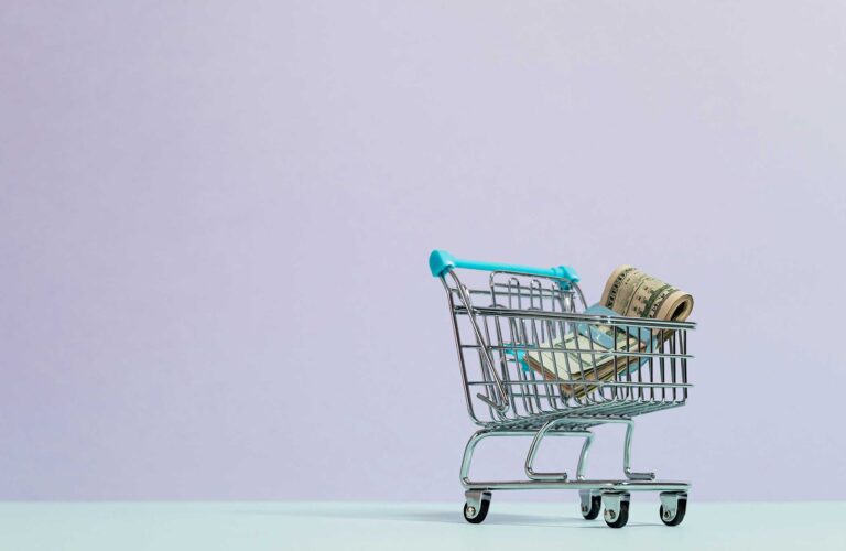 Shopping Cart Money.