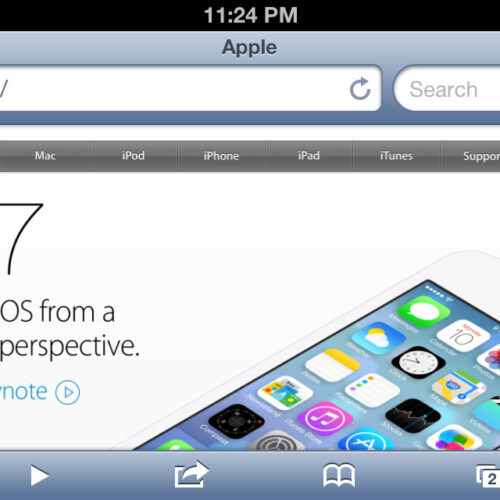 Apple Website Responsive: iPhone screenshot 3.