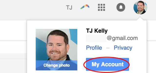 Gmail GoDaddy email forward (11): My account.