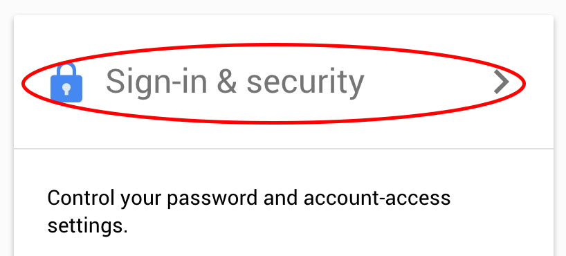 Gmail GoDaddy email forward (12): Sign-in & security.