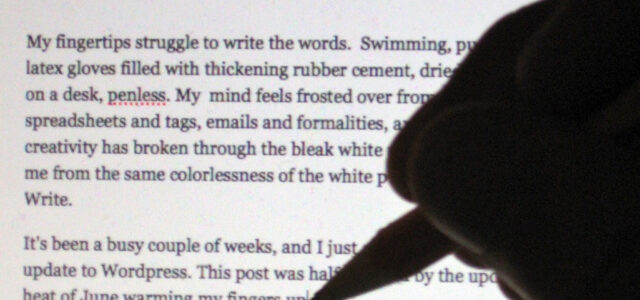 Just write (image by Preston Porter).