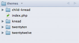 Knead Child Theme directory.