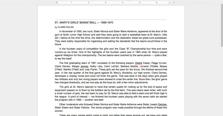 Screenshot of a PDF converted to text with Google Drive.
