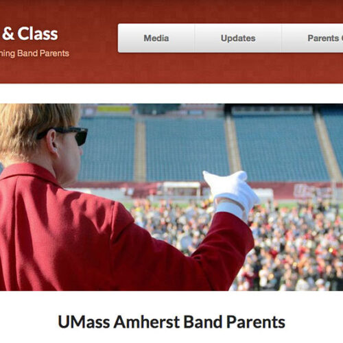 Portfolio item: UMass Band Parents.