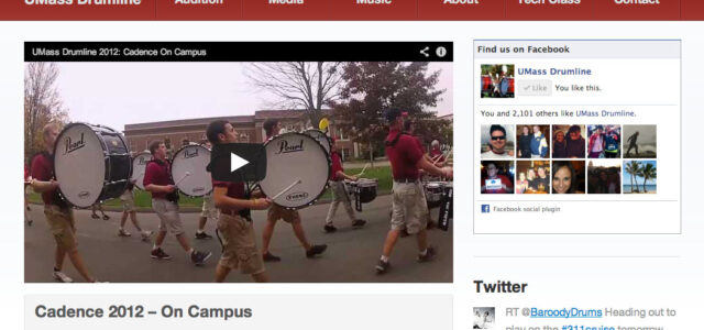 Portfolio item: UMass Drumline.