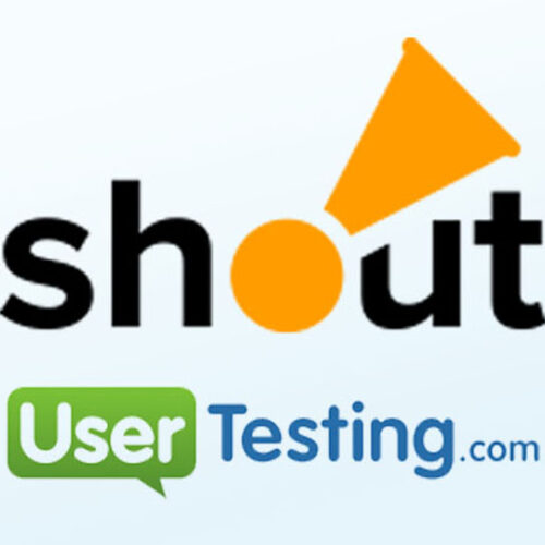 Shout User Testing logo.