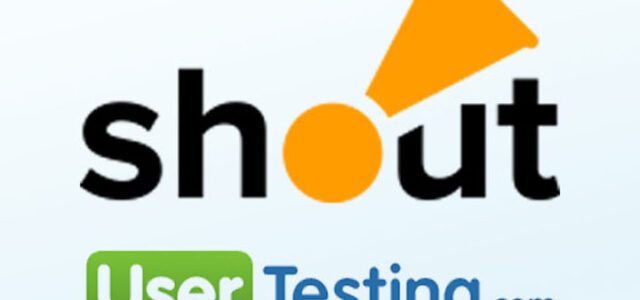 Shout User Testing logo.