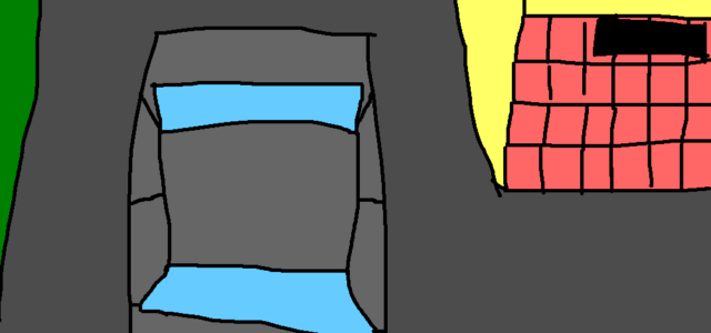 Sketch: My driveway before SNOMG.