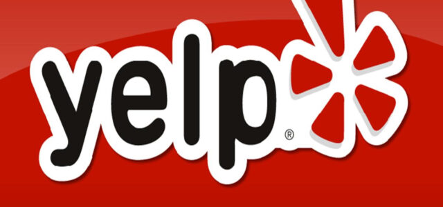 Yelp logo.